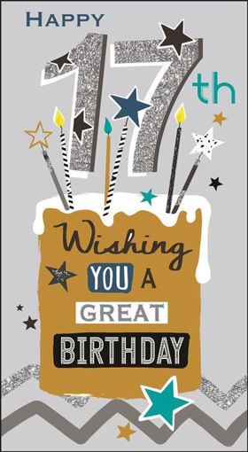 Picture of 17TH BIRTHDAY CARD